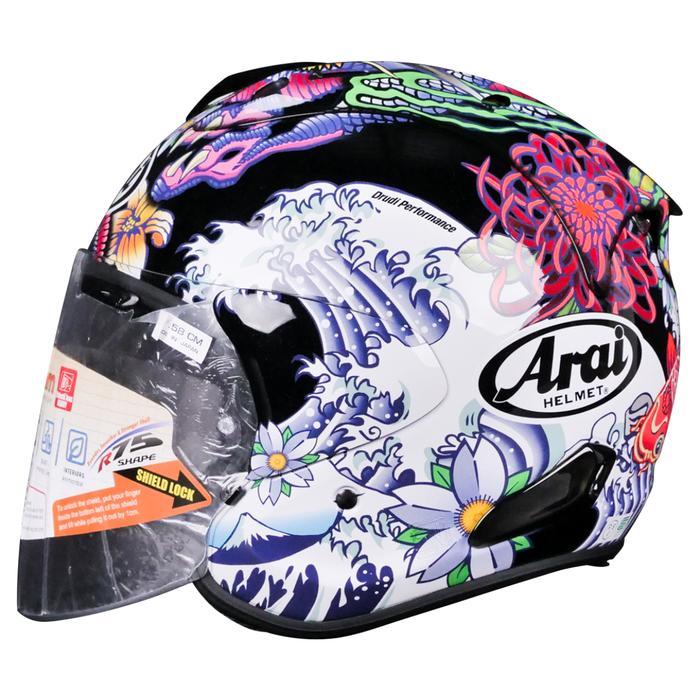 Arai SNI VZ-RAM ORIENTAL Helm Half Face Original - Black
