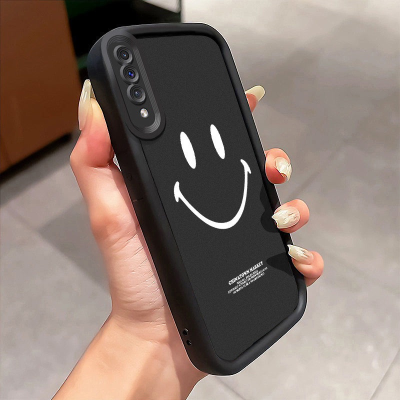 Casing Hp Samsung Galaxy A50 A50s A30s Case Casing Gambar Senyum pola HP Kasing Silikon Softcase mat