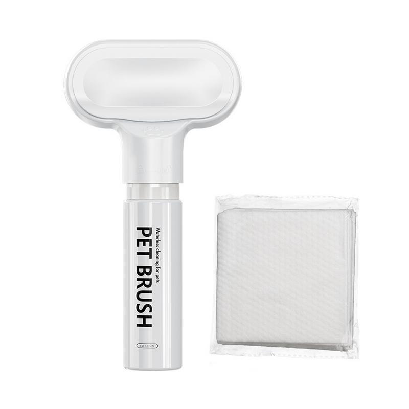 Dry Cat Shampoo Waterless Brush Refillable Mousse & Shampoo Cat Bath Brush Dog Shampoo Brush For Qui