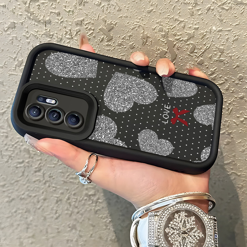 Casing Hp OPPO Reno 6 Case Casing Cinta dan bahasa Inggris pola HP Kasing Silikon Softcase mata lang