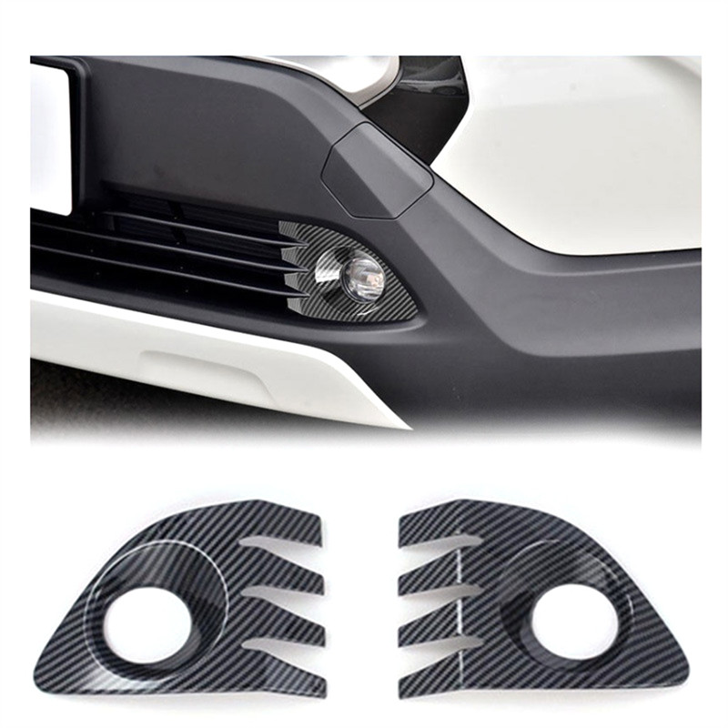 Auto Under Front Bumper Fog Light Frame Lamp Shade Grill Bezel Cover For Toyota Corolla Cross Xg10