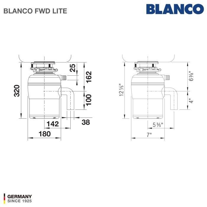 Kitchen Sink Bak Cuci Piring Granit 1 Lubang BLANCO Silgranit NAYA 6 Paket BLANCO UNIT dengan Keran