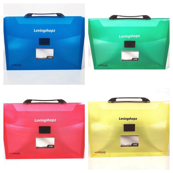 Case File 4 cm Inter , Tas Plastik Dokumen, Map Dokumen, Tas File