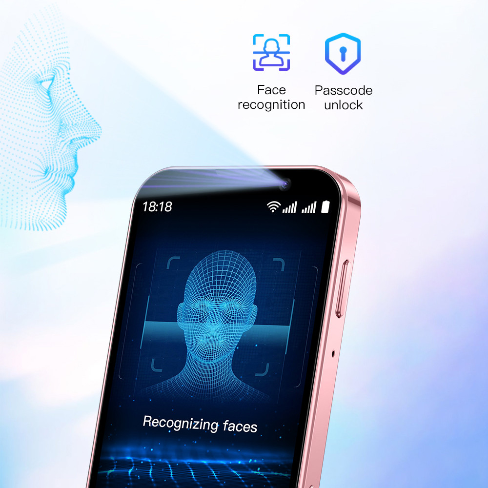 SOYES XS18 Pro 3.0" Mini Smartphone 2GB RAM 16GB ROM Facial Recognition Android9.0 Dual SIM Standby