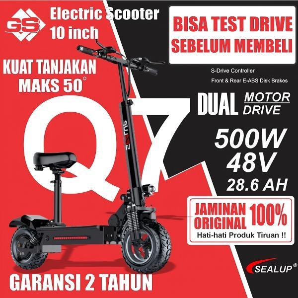 SKUTER SEALUP Q7 / SEALUP ELECTRIC SCOOTER / DOUBLE MOTOR TERBARU