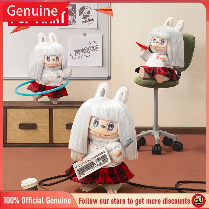 Genuine Pop Mart Labubu The Monsters Hair Salon Series Collectible Art Toy For Adult Collection Home