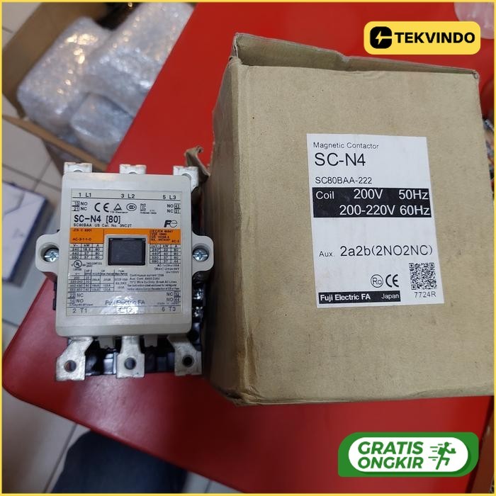 Fuji Magnetic Contactor SC-N4 Coil 200-200V