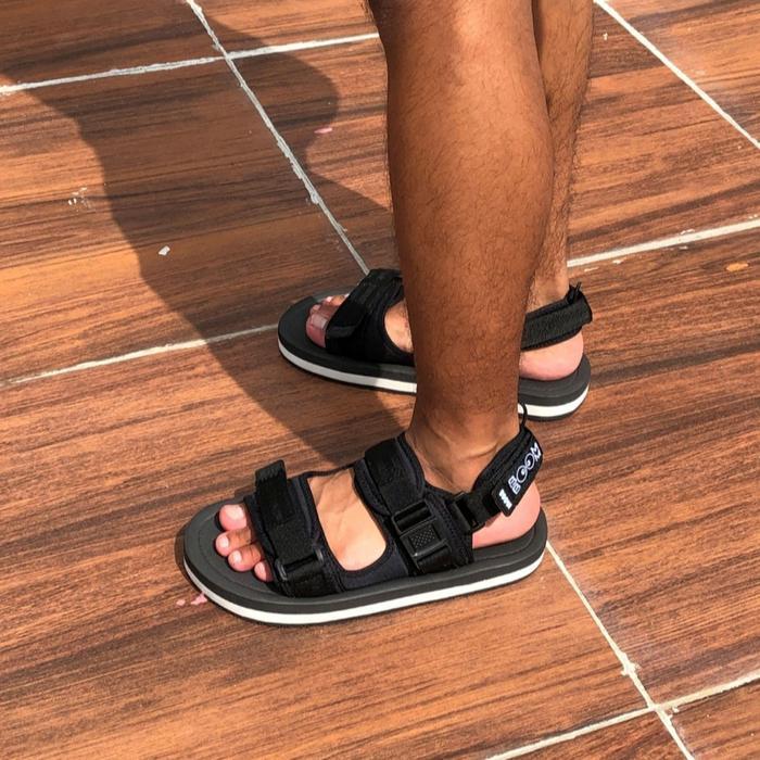 Premium Sandal Gunung Casual Boomboom Pria Wanita Sendal Tali Wanita Korea Unisex 36 - 44 Karet