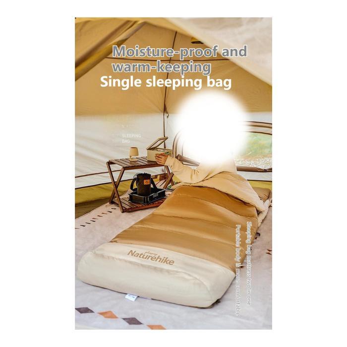 SLEEPING BAG + IXPE SLEEPING PAD MATRAS CAMPING NATUREHIKE CNH22SD006
