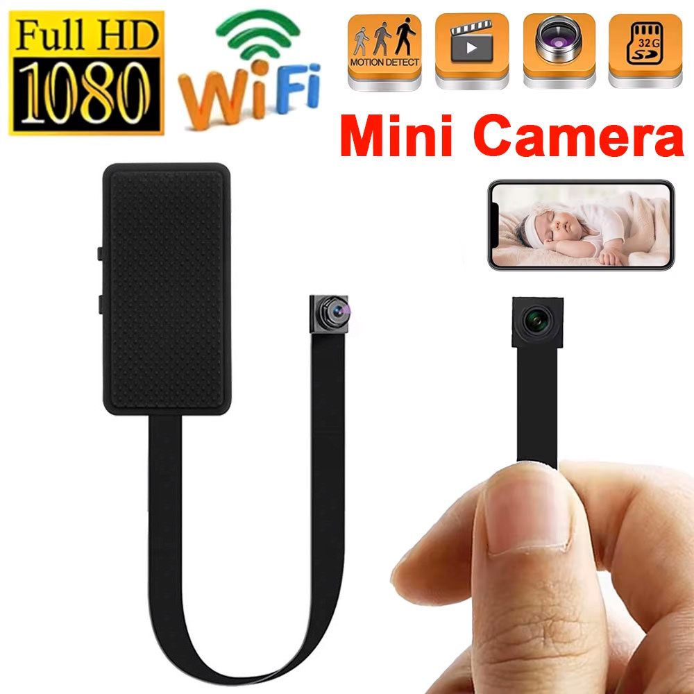 HD 1080P DIY WiFi Mini Camera Portable Video Wireless Webcam Recorder Micro Camcorder P2P Loop