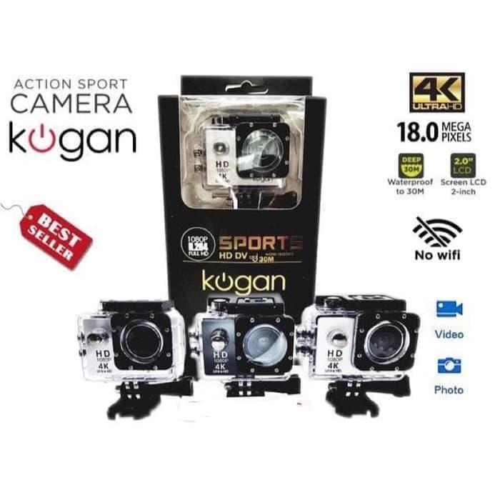 SPORTCAM KOGAN 4K NON WIFI / ACTION CAMERA GOPRO HD 1080P