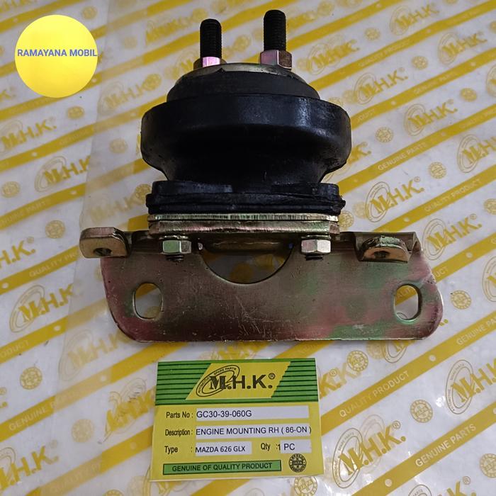 Dudukan Mesin Kanan Engine Mounting Rh Thaming Bel Mazda 626 Mazda626 Glx Tahun 1986-On