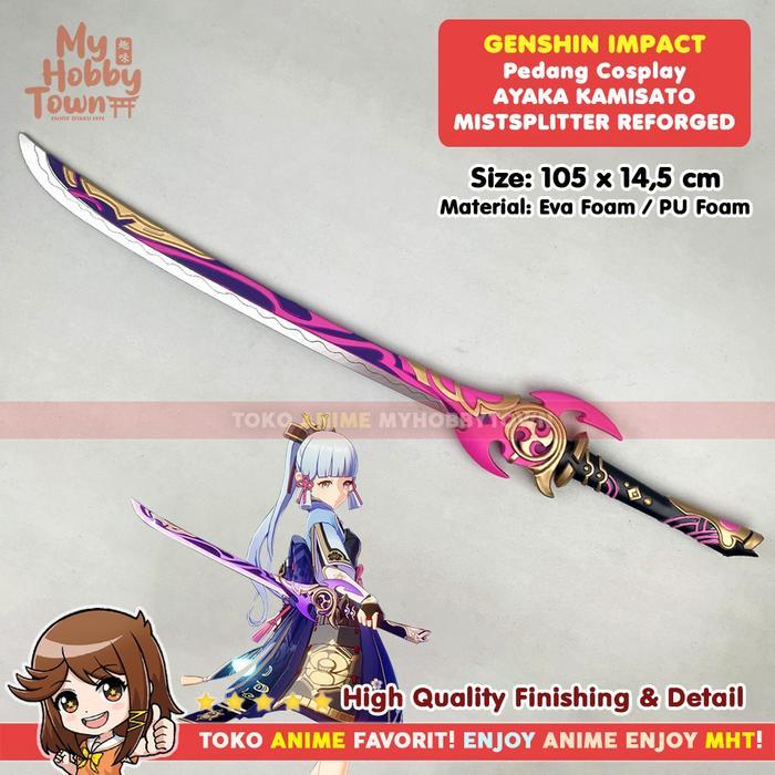 Cosplay Genshin Impact Mistsplitter Reforged Ayaka