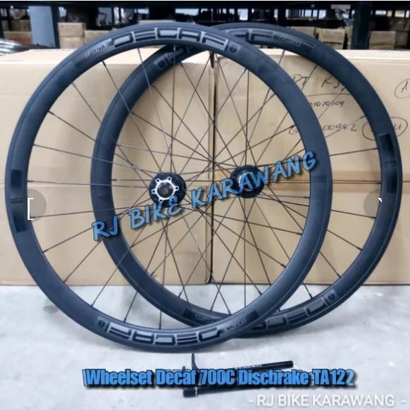 Terlariss Wheelset Decaf RoadBike 700 C Ta12x142 Disc Brake