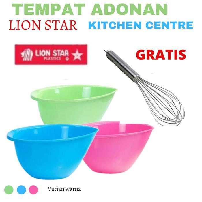Baskom Adonan Baskom Plastik Lion Star Egg Bowl Lion Star