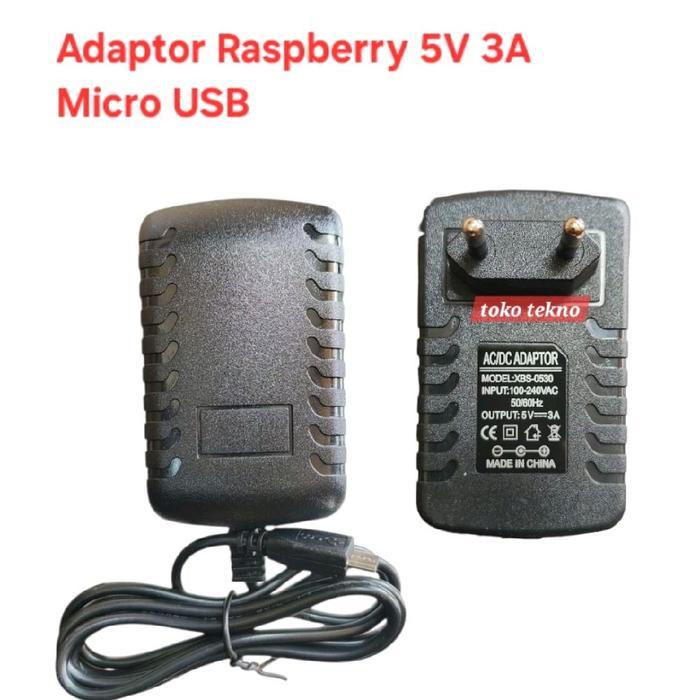Ada Stok Adaptor 5V 3A Mini USB Power Adapter 5V 3A Mini USB 5V3A Raspberry