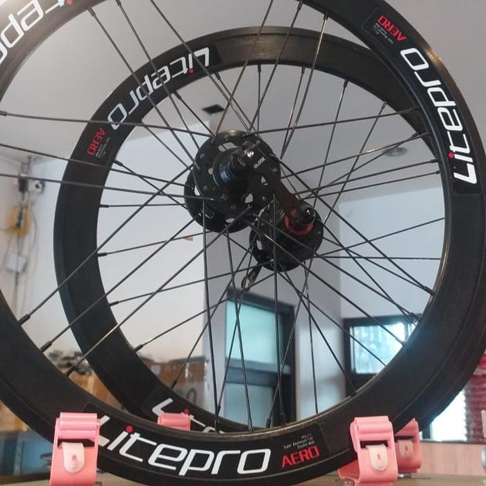 TERBARU velg sepeda wheelset litepro aero 451 22 inch discbrake cakram