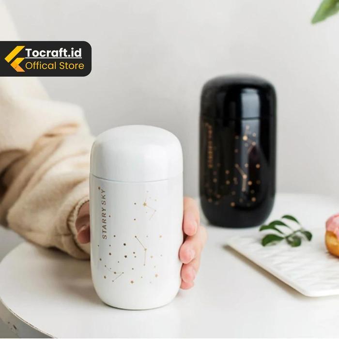 TCID Botol Termos Kopi Teh 200ml Tumbler Stainless 304 Food Grade