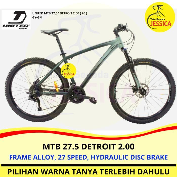 Sepeda MTB ELEMENT POLICE VANCOUVER Y9 27 Speed 27,5 Inch New - Black