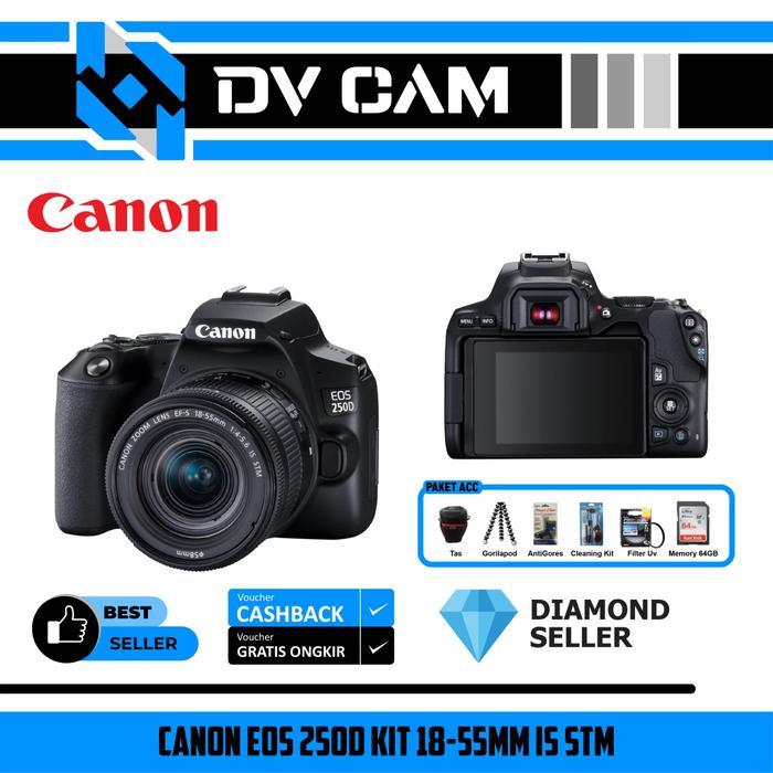 Canon Eos 250D Kit 18-55Mm Is Stm - Kamera Canon Eos 250D Terbaru 