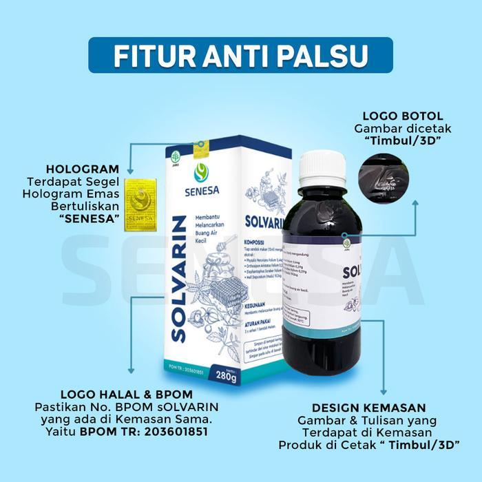 Solvarin Madu  Membantu Permasalahan Buang Air Kecil 280Gr