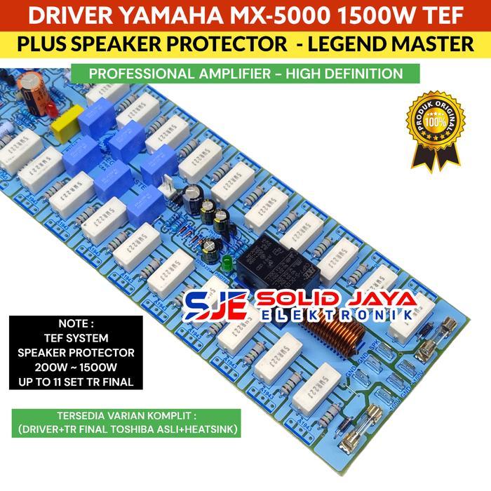 KIT PROFESIONAL DRIVER AMPLIFIER YAMAHA MX5000 1500W LEGEND MASTER