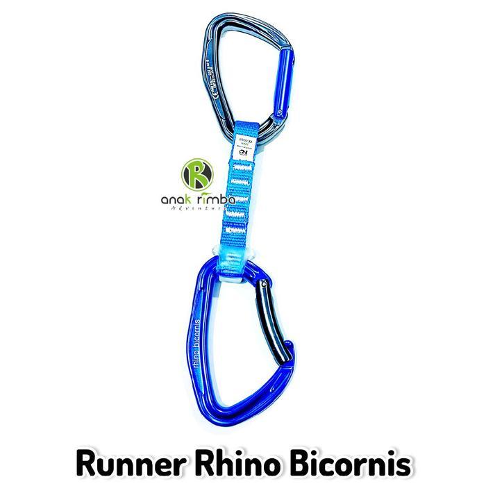 RUNNER BICORNIS PENGAMAN PANJAT CLIMBING CARABINER SNAP CARABINER NON SCREW