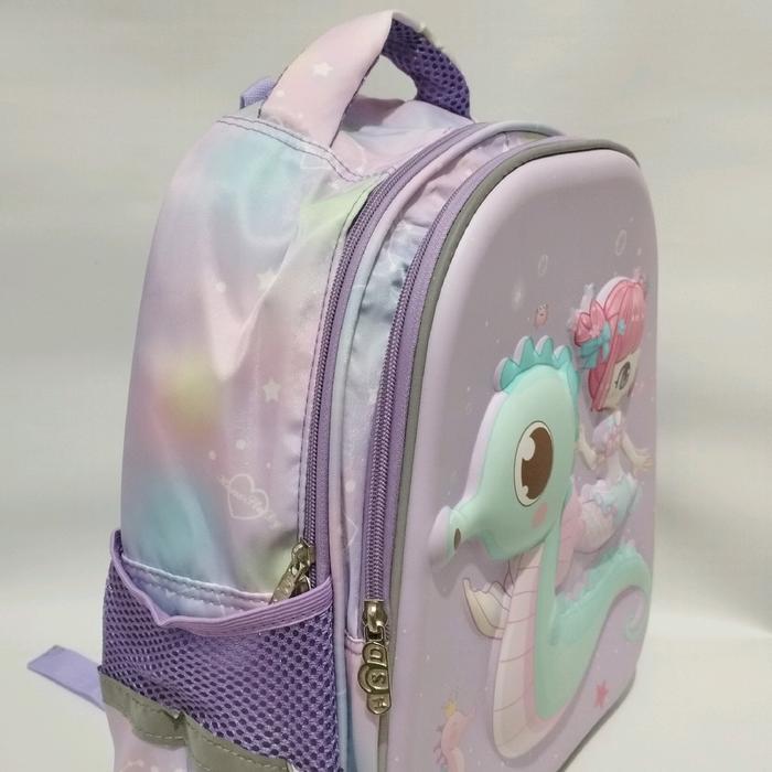 Promo Tas Sekolah Anak Perempuan Tk 13 Inch Karakter Mermaid Hsd Timbul 3 Dimensi Cantik Motif