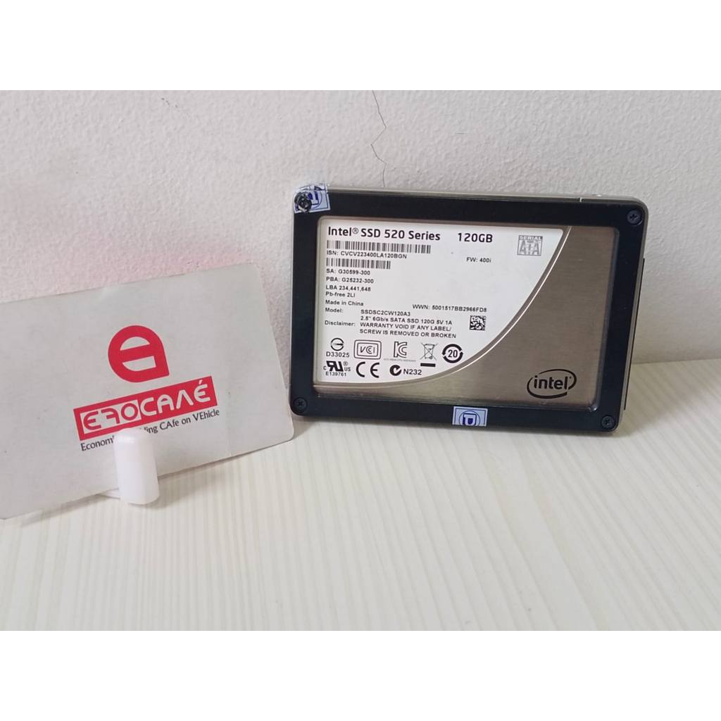 SSD SATA intel 520 series 120GB with 3D NAND