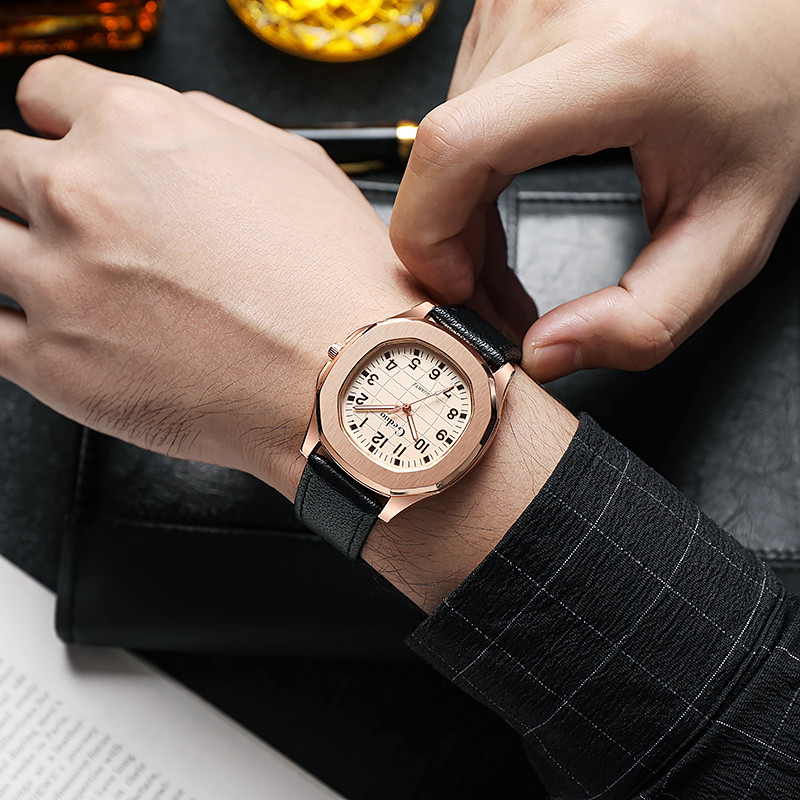 Luxury Brand Top Quality Leather Strap Men Watches Casual Sport Wrist Watch erkek kol saati Reloqio