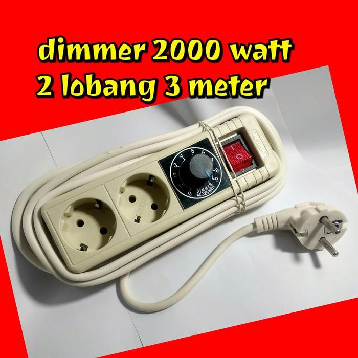 Dimmer 2000W Terminal Dimmer 2000 Wat Pengatur Kecepatan Dimmer Ac 22 Terlaris