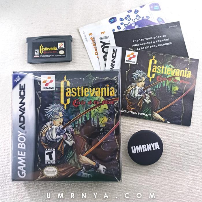 Kaset Original Nintendo Gameboy GBA Castlevania Circle of the Moon USA