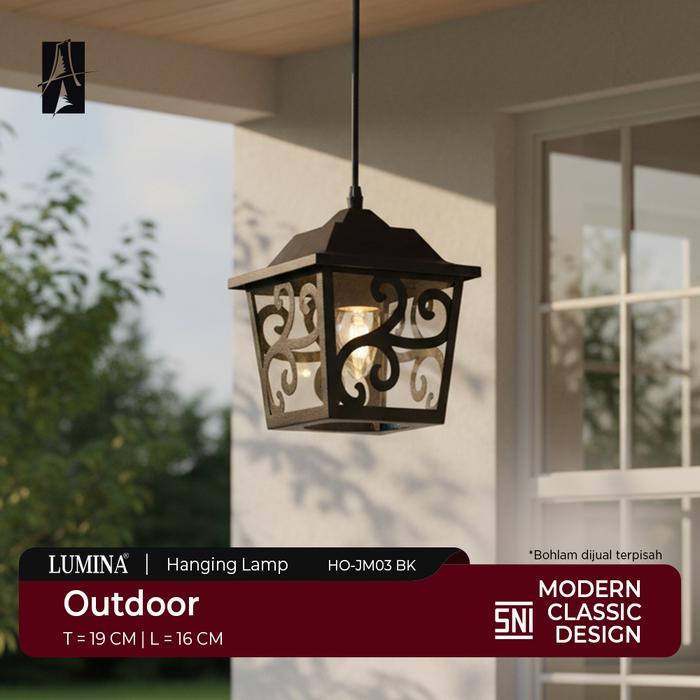 Lumina Lampu Gantung Outdoor Lantern Klasik