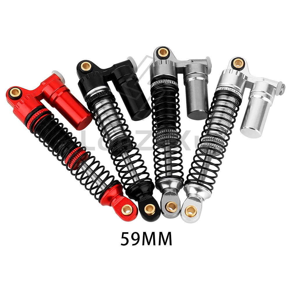 4PCS 53596678mm Aluminum Alloy Metal Shocks Absorbers Oil Damper for 118 RC Crawler TRX4M TRX4M