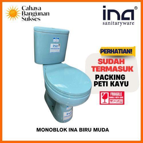 MONOBLOK KLOSET DUDUK OTOMATIS WARNA INA TOMBOL CX-100