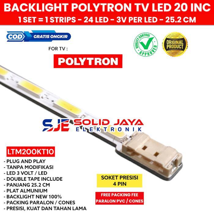 BACKLIGHT TV LED POLYTRON 2O INC PLD 20D300 20D302 20D303 20D302 LTM200KT10 PLD20D300 PLD20D302