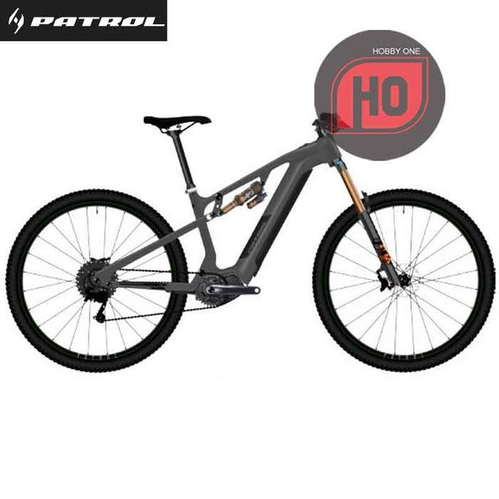 PATROL E-FIVE S-SPEC ELECTRIC TRAIL MTB - E-BIKE E-MTB Sepeda Gunung - Gun Metal, M