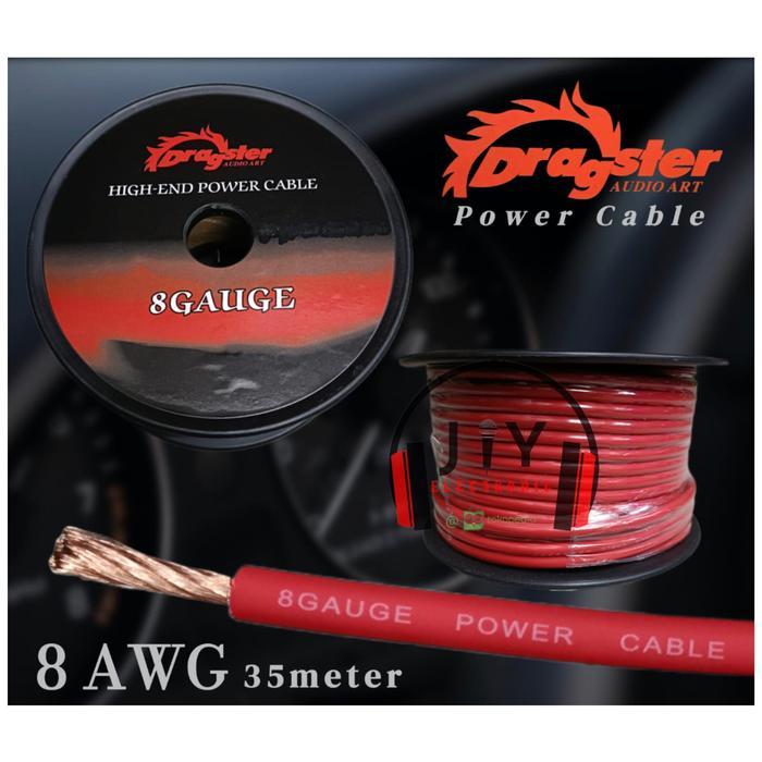 Kabel Power 8 Awg 8Awg Awg8 Dragster Kabel Power Baterai Aki Accu