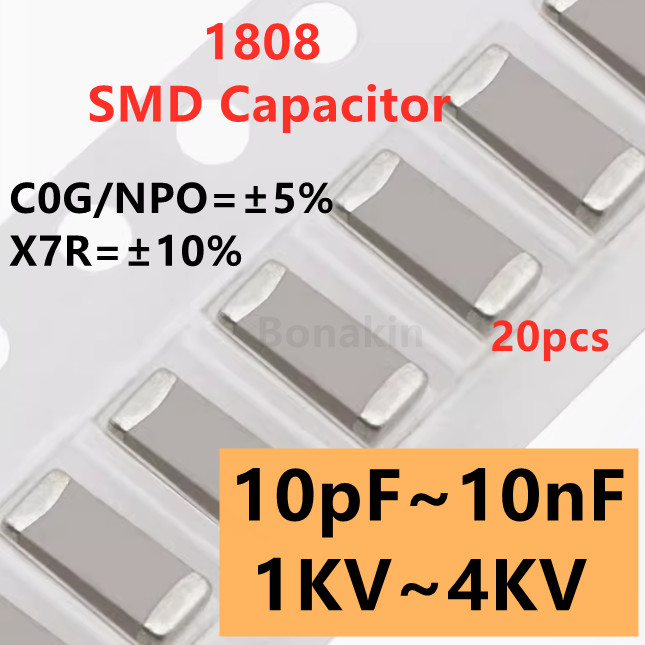1808 4520 SMD Capacitor 10p12p15p22p27p33p39p47p56p68p82p100p120p150p180p220p330p470p560p680PF