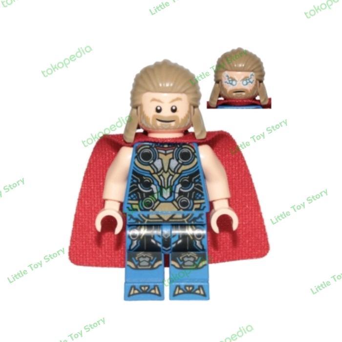 LEGO MARVEL MINIFIGURES THOR LOVE AND THUNDER SH811 76207 76208
