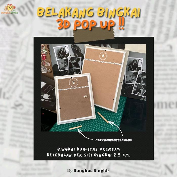 Scrapframe Gift Bingkai Foto Custom Hadiah Farewell Anniversary Ulang Tahun Wisuda Birthday