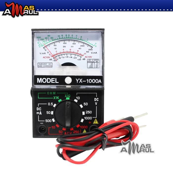 SHAKESPARE Multitester Analog Multimeter Avometer YX 1000A AVOMETER MINI YX-1000A