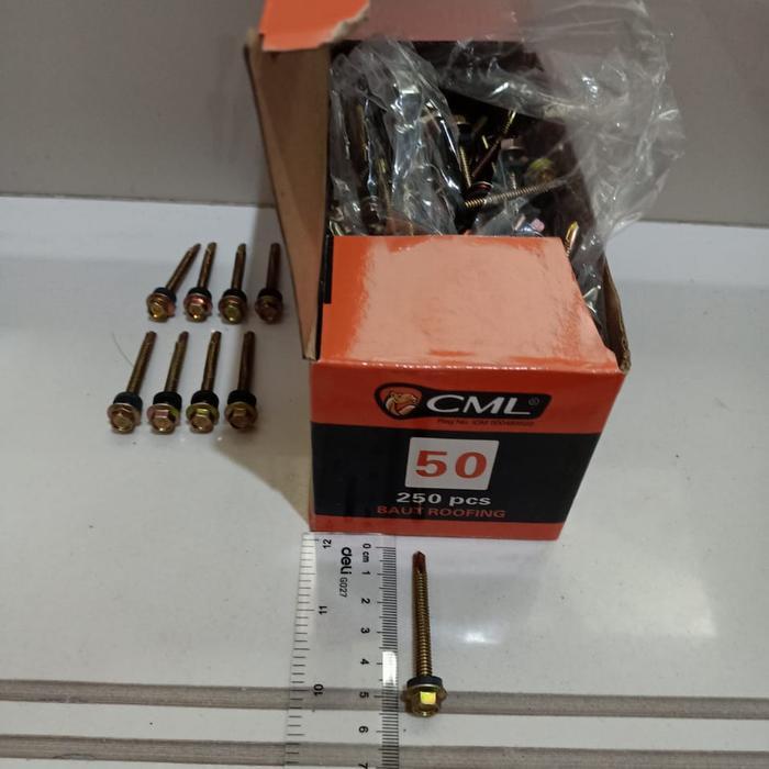 NEW baut roofing camel 50 harga per 50 pcs / skrup roofing 5cm per 50 pcs