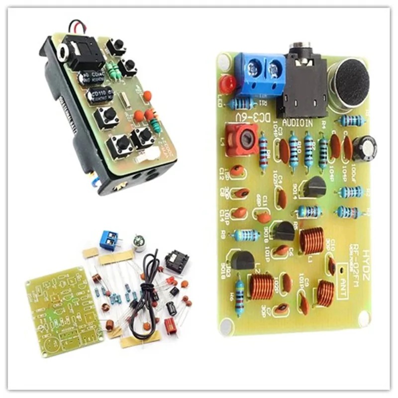 76-108MHz FM Stereo Radio DIY Kit Wireless FM Transmitter and Receiver Module Frequency Modulation