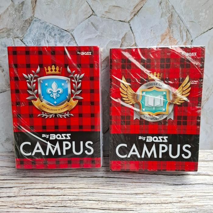 BUKU TULIS BIG BOSS CAMPUS 50 Lembar Isi 10 BUKU CAMPUS BOXY PANJANG / BUKU BIG BOSS