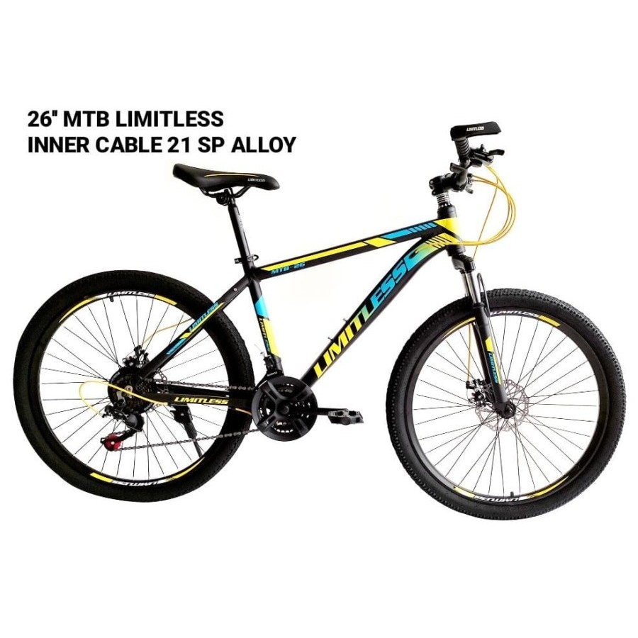SEPEDA GUNUNG 26 MTB LIMITLESS INNER CABLE 21 SP ALLOY