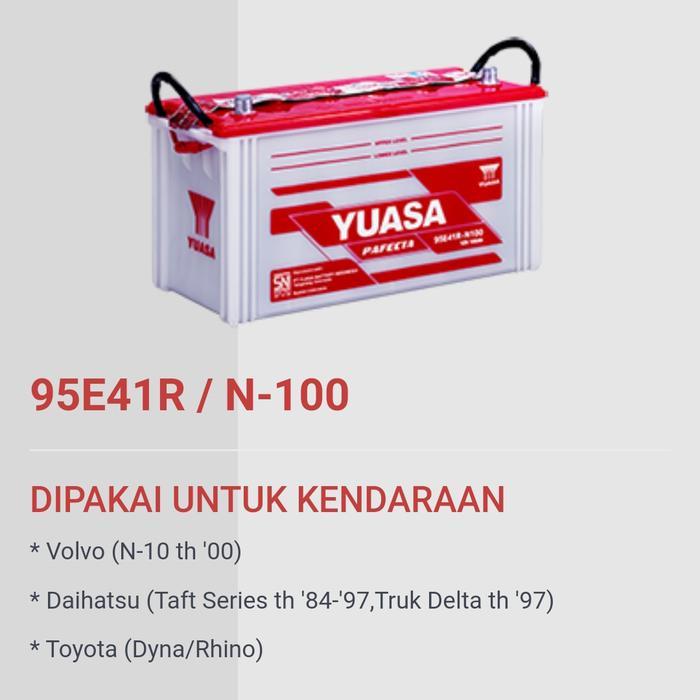 aki yuasa N100 pafecta 95E41R basah