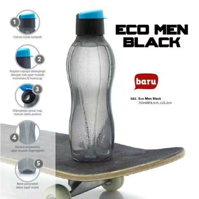 Tupperware Eco Man 750Ml Botol Minum 1Pcs Co
