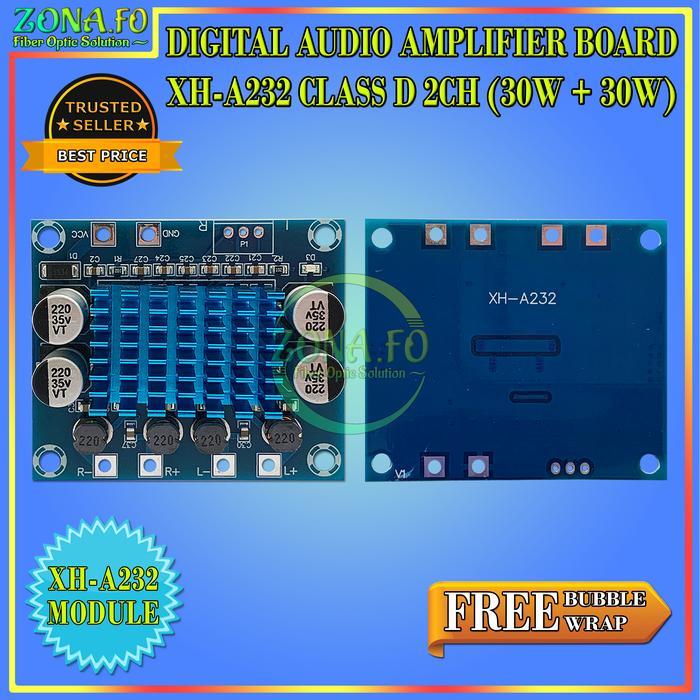 XH-A232 TPA3110 30W+30W 2.0 Digital Audio Power Amplifier Board Chip / Kit TPA3110 XH-A232 30W Modul