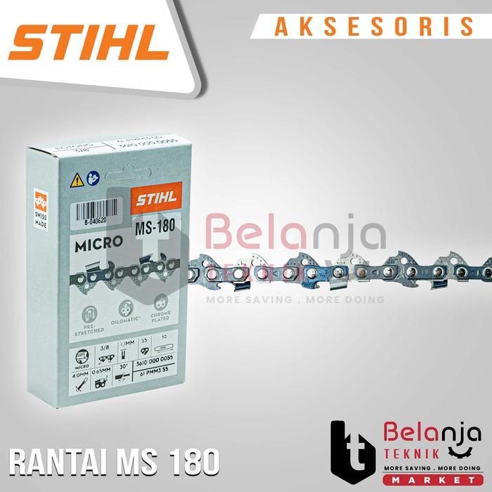 Stihl Rantai Potong Gergaji 16" Ms 180 Chainsaw Ms180 16 Inch